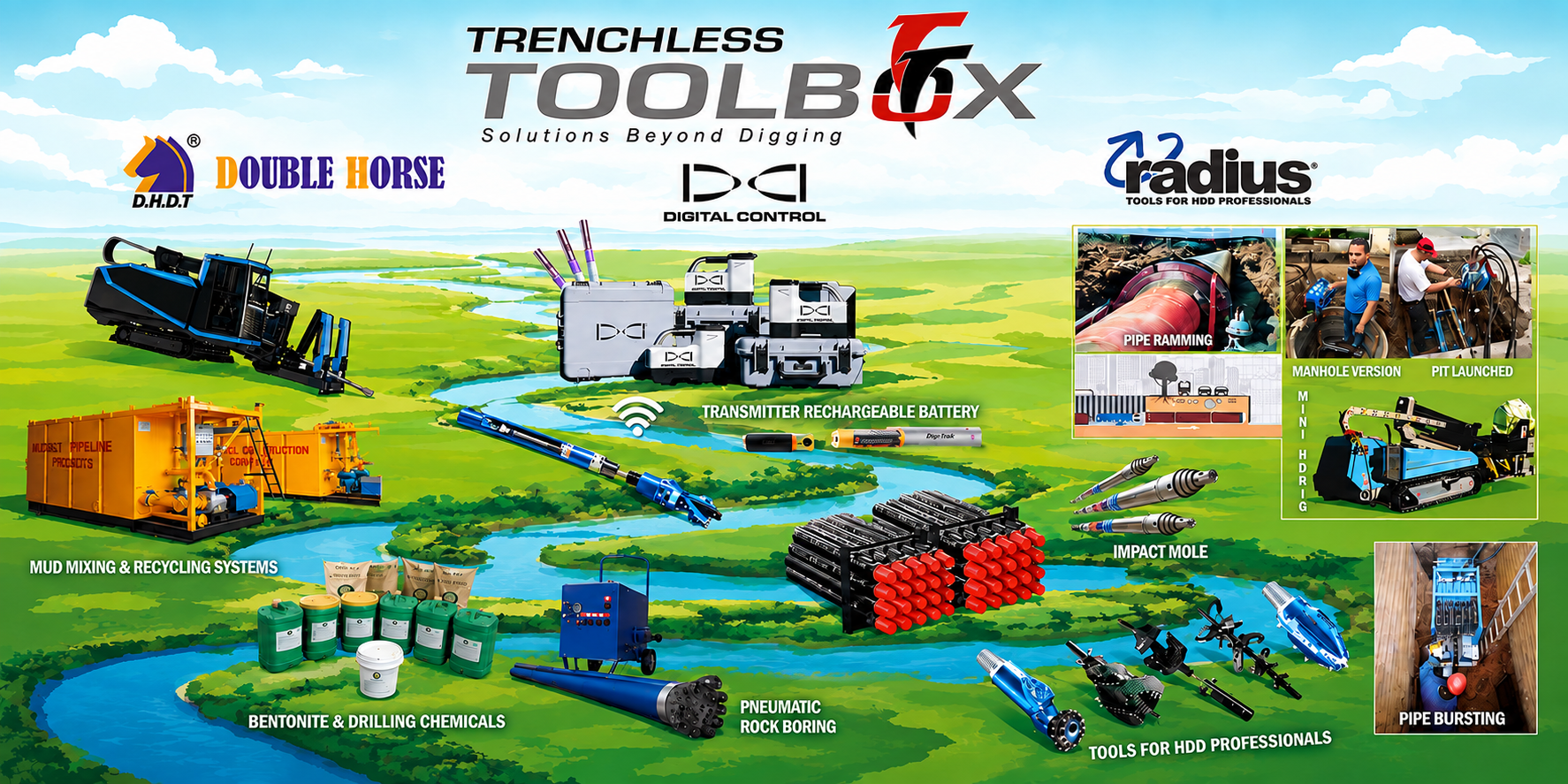 HDD Trenchless Pipeline Equipment