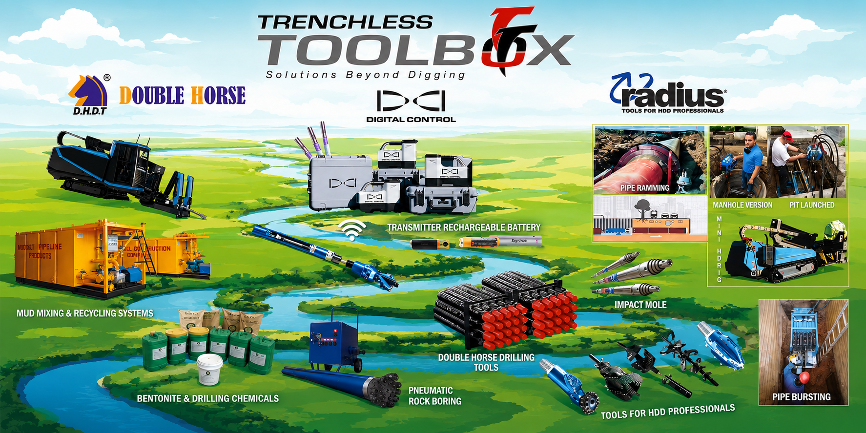 HDD Trenchless Pipeline Equipment